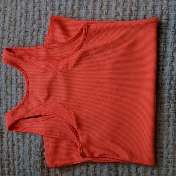 Bright orange Under Armour tank - Picture 3 of 3